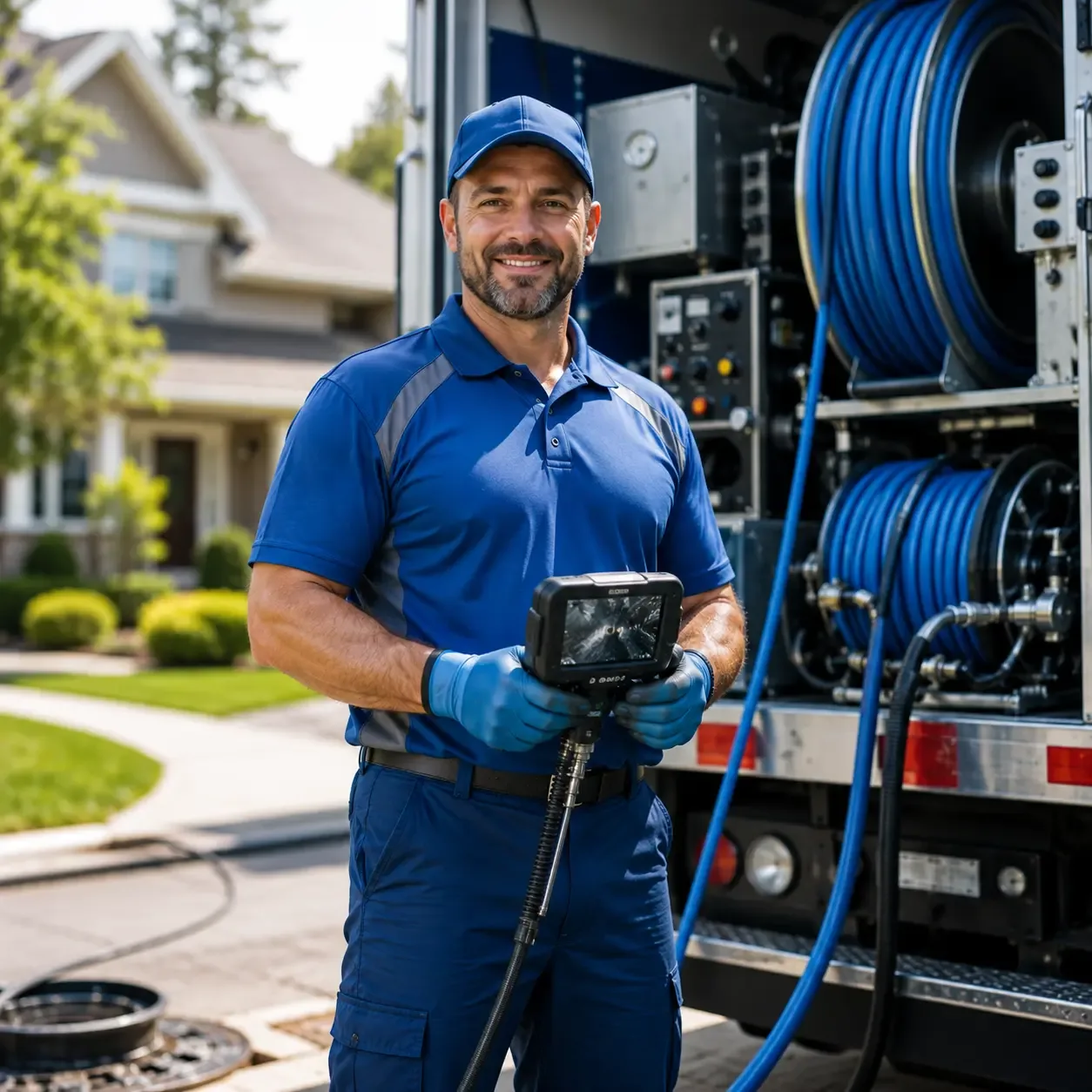 Local outdoor drain cleaning specialists in Luck, WI